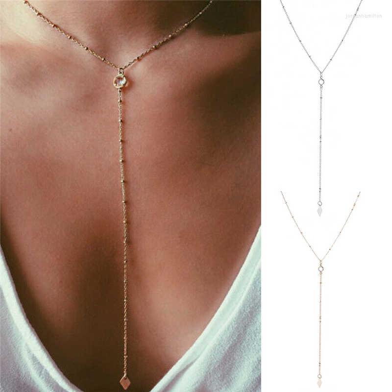 Pendant Necklaces Boho Jewelry Long Choker Beads Statement Necklace Women