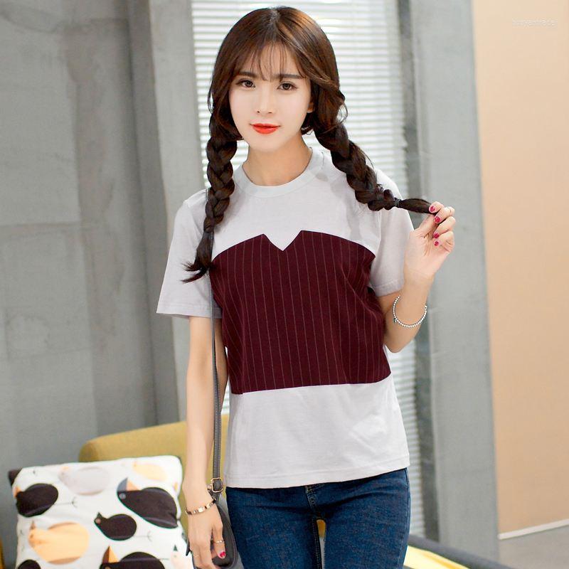 Women's T Shirts Tops Shirt Women Short White Sleeve Tshirt Fuchsia, Black