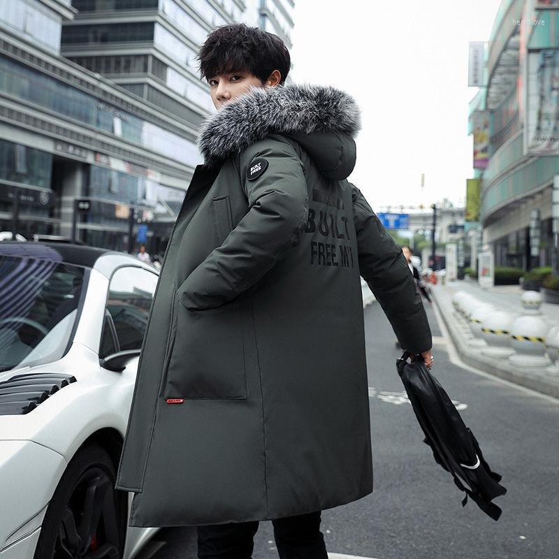 Men's Down Long Fashion Mens Jackets Fur Collar Hooded Solid Color Parka Winter Thicken Warm Outdoor Windproof Thick Coats Male, Black
Men's Down Long Fashion Mens Jackets Fur Collar Hooded Solid Color Parka Winter Thicken Warm Outdoor Windproof Thick Coats Male, Black
