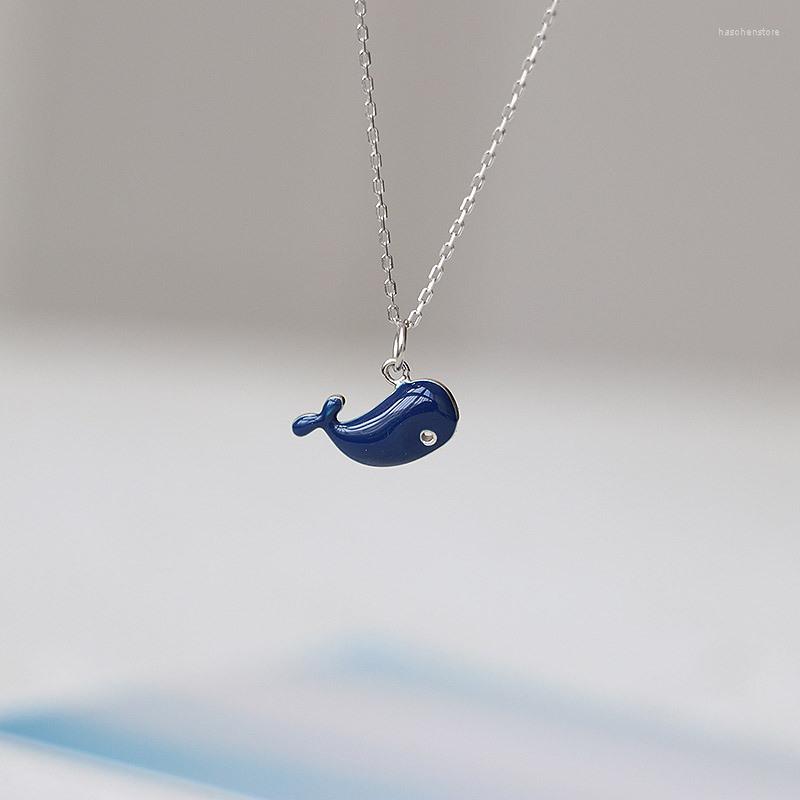 Choker DreamySky Real Pure Silver Color Blue Whale Fish Necklaces For Women Jewelry Christmas Gift Collar Colar Drop
Choker DreamySky Real Pure Silver Color Blue Whale Fish Necklaces For Women Jewelry Christmas Gift Collar Colar Drop