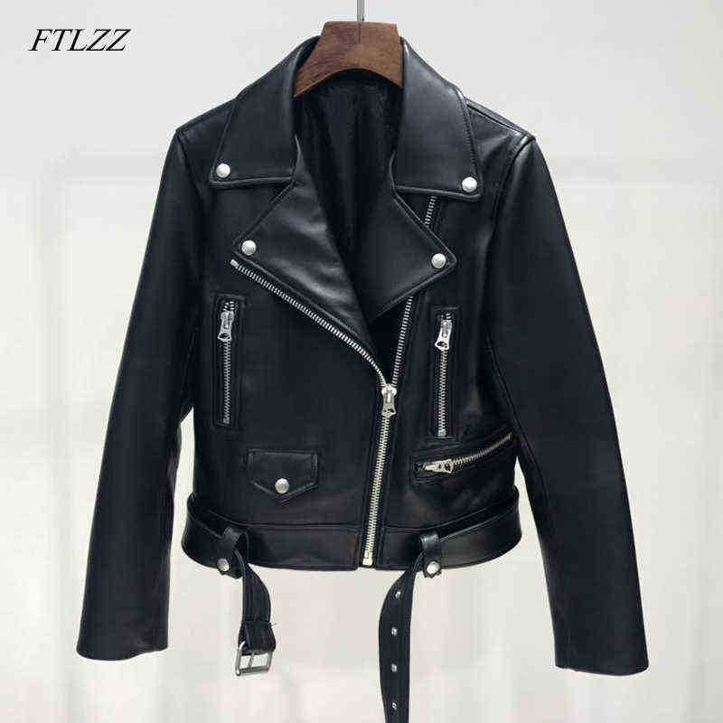Ftlzz New Autumn Women Pu Leather Jacket Woman Zipper Belt Short Jacket Female Black Punk Bomber Faux Leather Outfit J220727
Ftlzz New Autumn Women Pu Leather Jacket Woman Zipper Belt Short Jacket Female Black Punk Bomber Faux Leather Outfit J220727