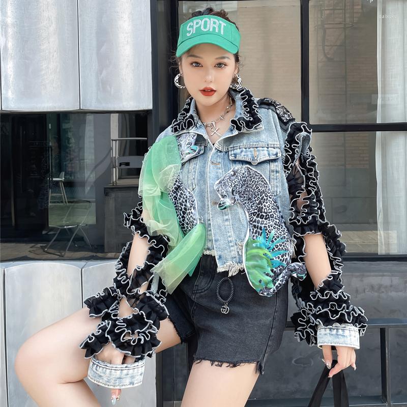 Women's Jackets Jean Coats Jacket Women Loose Long Sleeves Retro Coat 2022 Autumn Winter Ladies Elegant Denim Net Yarn Splicing Y2k, Beige
Women's Jackets Jean Coats Jacket Women Loose Long Sleeves Retro Coat 2022 Autumn Winter Ladies Elegant Denim Net Yarn Splicing Y2k, Beige