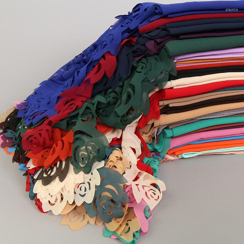 Scarves Fashion Women Bubble Chiffon Laser Cut Hijab Flower Hollow Shawls Wraps Muslim Big Size
Scarves Fashion Women Bubble Chiffon Laser Cut Hijab Flower Hollow Shawls Wraps Muslim Big Size