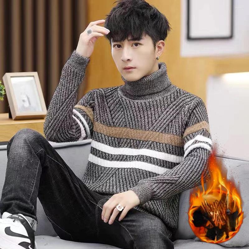 Men's Sweaters Winter And Autumn Pullovers Men Loose Turtleneck Stripe Knitted Retro Warm Long Sleeve Korean Style Jumpers C42, Qianhui
Men's Sweaters Winter And Autumn Pullovers Men Loose Turtleneck Stripe Knitted Retro Warm Long Sleeve Korean Style Jumpers C42, Qianhui