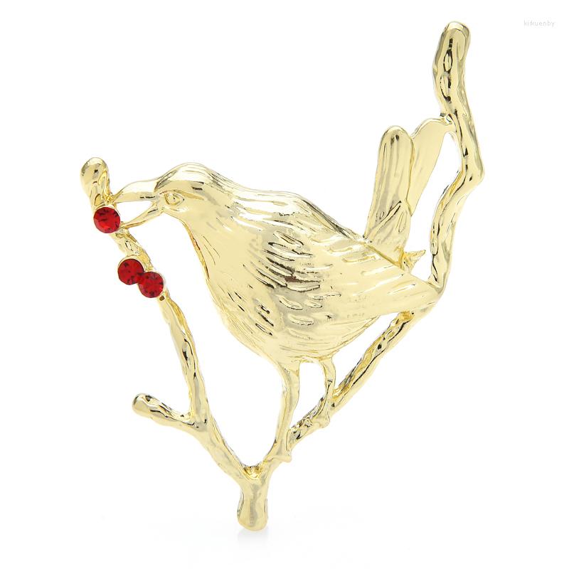Brooches Wuli&baby Eating Bean Bird For Women Lady Metal Stand On Branch Office Party Brooch Pin Gifts
Brooches Wuli&baby Eating Bean Bird For Women Lady Metal Stand On Branch Office Party Brooch Pin Gifts