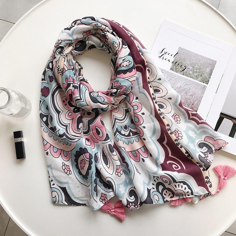 Scarves 2022 Est Women Vintage Flower Print Tassel Shawls Long Cotton Paisley Beach Hijab Muffler Wrap 10pcs/LOT
Scarves 2022 Est Women Vintage Flower Print Tassel Shawls Long Cotton Paisley Beach Hijab Muffler Wrap 10pcs/LOT