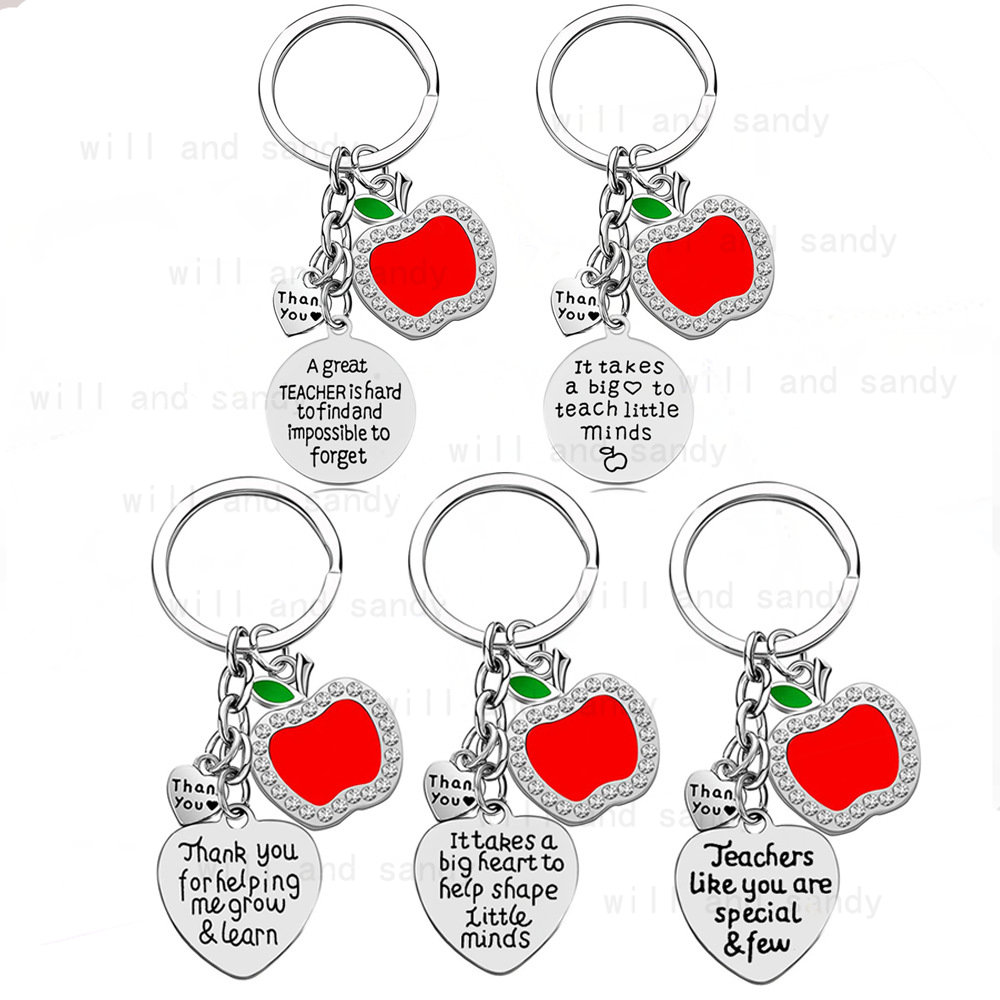 Stainless Steel Teacher's Day Key Ring for Teacher Letter Dripping Oil Enamel Keychain Flower Charm Pendant Key Chain Fashion Jewelry
Stainless Steel Teacher's Day Key Ring for Teacher Letter Dripping Oil Enamel Keychain Flower Charm Pendant Key Chain Fashion Jewelry