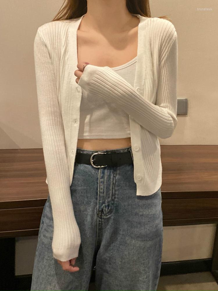 Women's Knits Women's Knitted Cardigan V-neck Button Thin Pure Color Short Long Sleeve Slim Sunscreen Top Wholesale 2022 Female Clothing, Green
Women's Knits Women's Knitted Cardigan V-neck Button Thin Pure Color Short Long Sleeve Slim Sunscreen Top Wholesale 2022 Female Clothing, Green