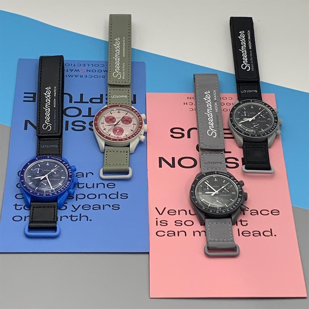 Bioceramic Moonswatch Quarz Chronograph Mens Watch Mission To Mercury 42mm Nylon Luxury Watch James montre de luxe Limited Edition master swatchity wristwatches
Bioceramic Moonswatch Quarz Chronograph Mens Watch Mission To Mercury 42mm Nylon Luxury Watch James montre de luxe Limited Edition master swatchity wristwatches