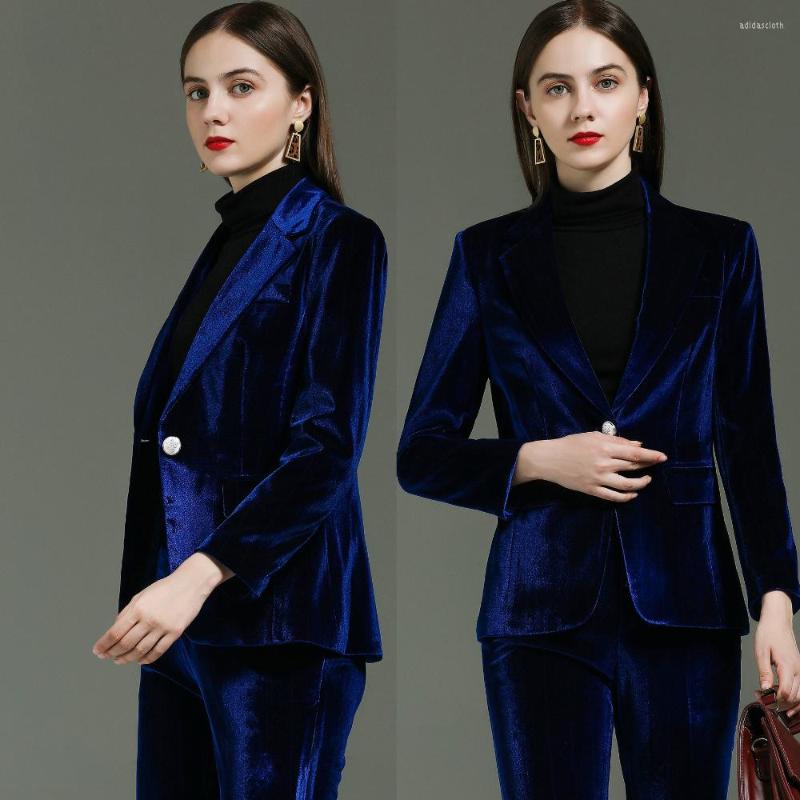 Women' Two Piece Pants Blue Business Casual Jacket And Set Suit Office Dress Women' 2-piece Professional Clothing 2, Coat and trousers
Women' Two Piece Pants Blue Business Casual Jacket And Set Suit Office Dress Women' 2-piece Professional Clothing 2, Coat and trousers