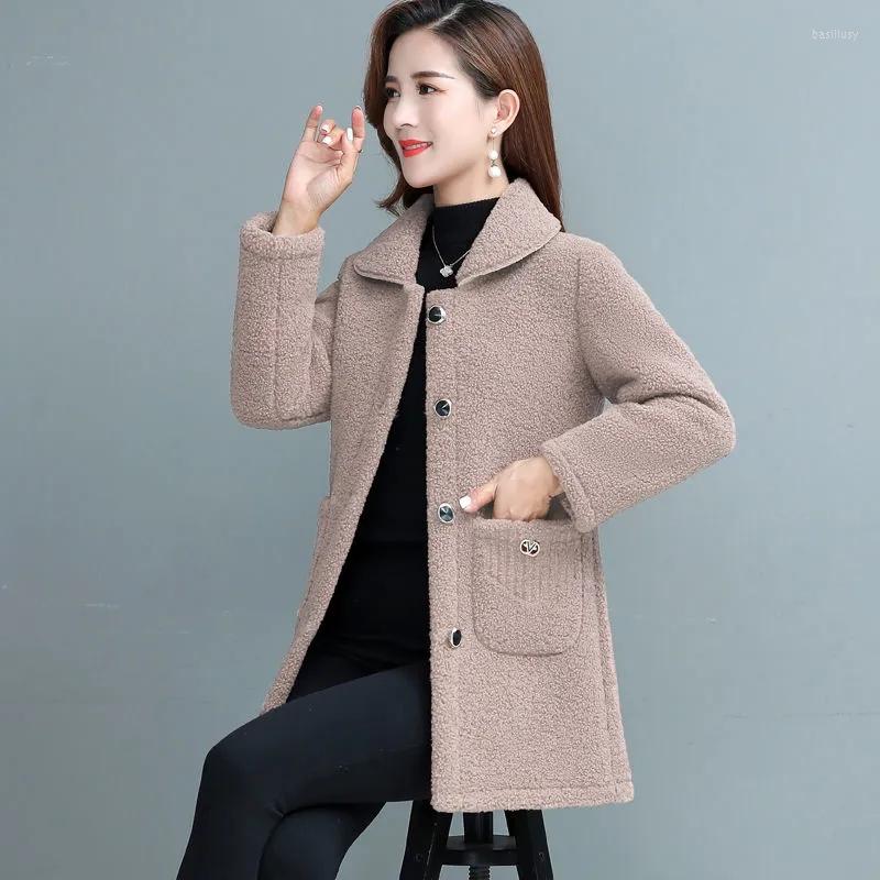 Women's Fur Faux Lamb Wool Coat Womens 2022 Autumn Winter Fashion Loose Grain Sheep Shearling Jacket Large Size Long One Outerwear, Khaki
Women's Fur Faux Lamb Wool Coat Womens 2022 Autumn Winter Fashion Loose Grain Sheep Shearling Jacket Large Size Long One Outerwear, Khaki