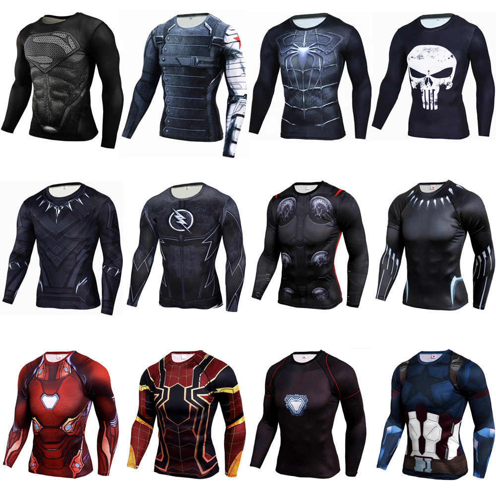 Gym Clothing High Stretch Tight Black Panther Sweat Dry Men' Sport Fitness Long Sleeve T-shirt, Aspic
Gym Clothing High Stretch Tight Black Panther Sweat Dry Men' Sport Fitness Long Sleeve T-shirt, Aspic