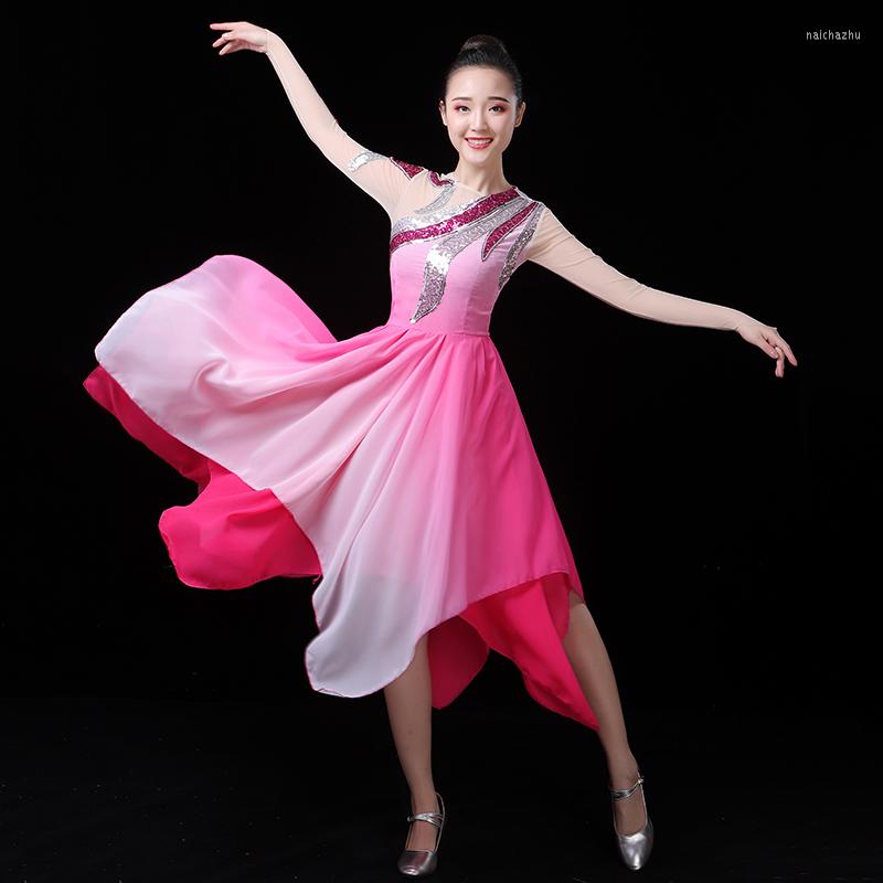 Stage Wear Modern Dance Costumes Women Elegant Dress Square Suit Classical Opening Hanfu Fairy
Stage Wear Modern Dance Costumes Women Elegant Dress Square Suit Classical Opening Hanfu Fairy
