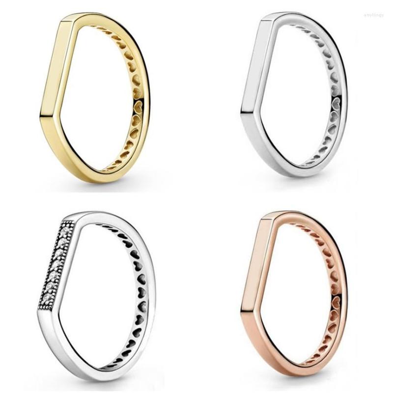 Cluster Rings Authentic 925 Sterling Silver Sparkling Signature Bar Stacking With Crystal Ring For Women Wedding Party Europe Fashion
Cluster Rings Authentic 925 Sterling Silver Sparkling Signature Bar Stacking With Crystal Ring For Women Wedding Party Europe Fashion