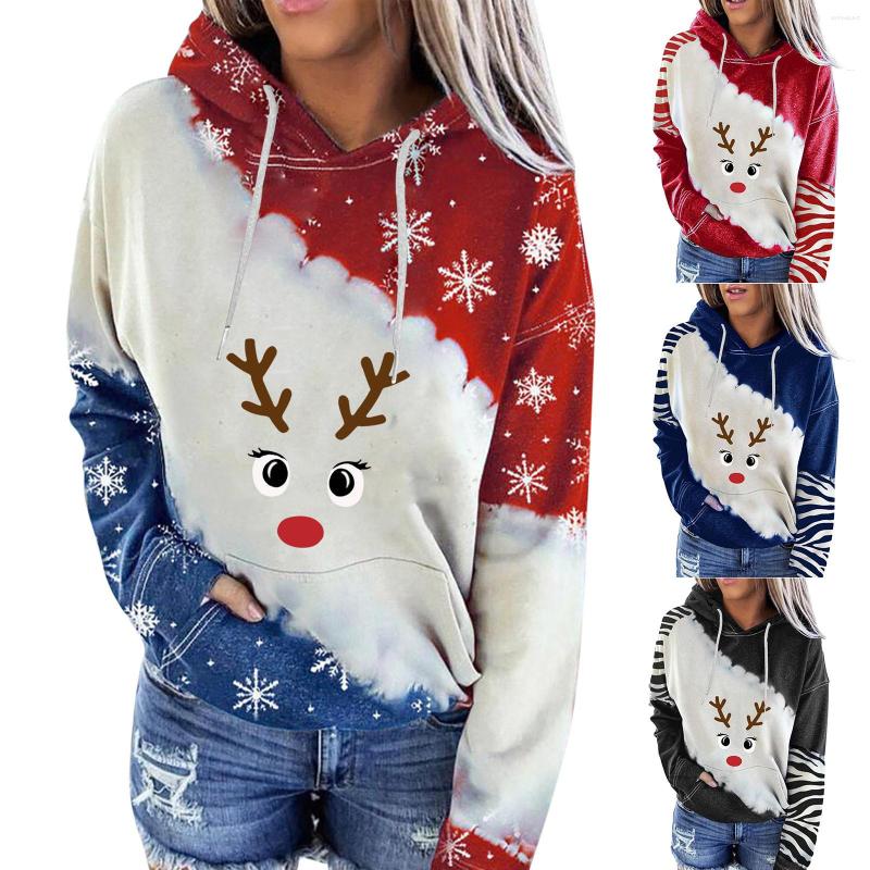 Women' Blouses Women' Casual Suhara Sports Style Blouse Pullover Patchwork Sweater Coat Christmas Print Long-sleeved Sweatshirt, Black
Women' Blouses Women' Casual Suhara Sports Style Blouse Pullover Patchwork Sweater Coat Christmas Print Long-sleeved Sweatshirt, Black