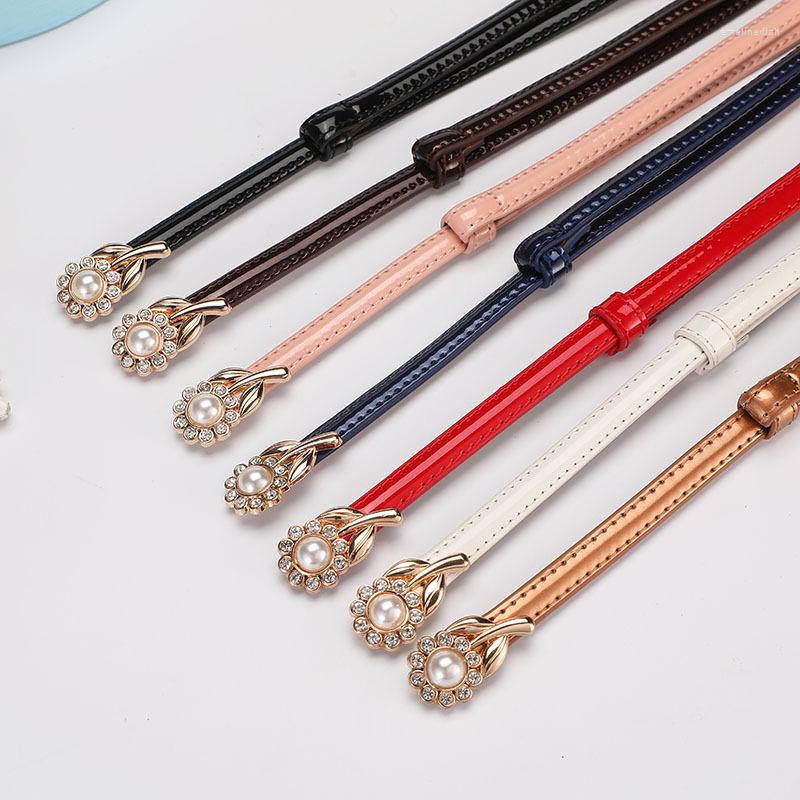 Belts Fashion Women Pearl Buckle Thin Belt Adjustable Leather Skinny Waistbelt Ladies Waistband Dress Shirt Clothing Accessories, Black
Belts Fashion Women Pearl Buckle Thin Belt Adjustable Leather Skinny Waistbelt Ladies Waistband Dress Shirt Clothing Accessories, Black