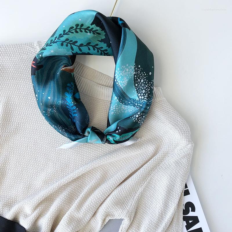 Scarves Fashionable Spring Summer 2022 Blue Seabed Printing Silk For Women 53CM Small Square Thin Neck Hair Scarf
Scarves Fashionable Spring Summer 2022 Blue Seabed Printing Silk For Women 53CM Small Square Thin Neck Hair Scarf