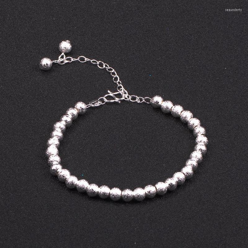 Anklets Arrival Fashion Small Ball Beaded Bracelet Chain 925 Sterling Silver Hand Bracelets For Women&Girl Fine Jewelry Gift
Anklets Arrival Fashion Small Ball Beaded Bracelet Chain 925 Sterling Silver Hand Bracelets For Women&Girl Fine Jewelry Gift