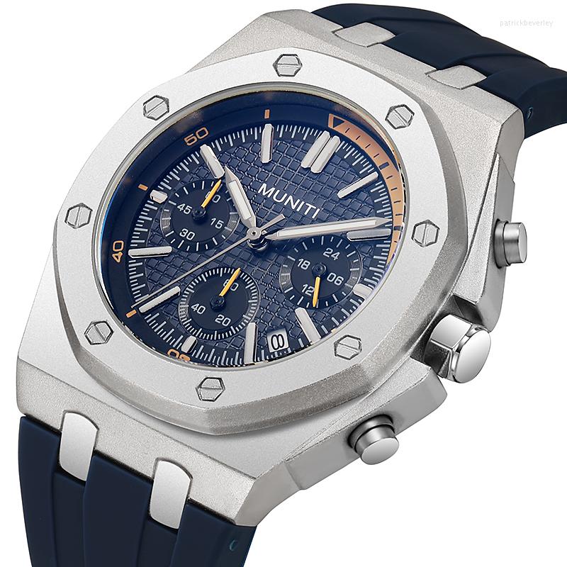 Wristwatches Men's Chronograph Quartz Watches Luxury Waterproof Wristwatch Top Brand Military Sport Watch Men Relogios Masculino, White
Wristwatches Men's Chronograph Quartz Watches Luxury Waterproof Wristwatch Top Brand Military Sport Watch Men Relogios Masculino, White