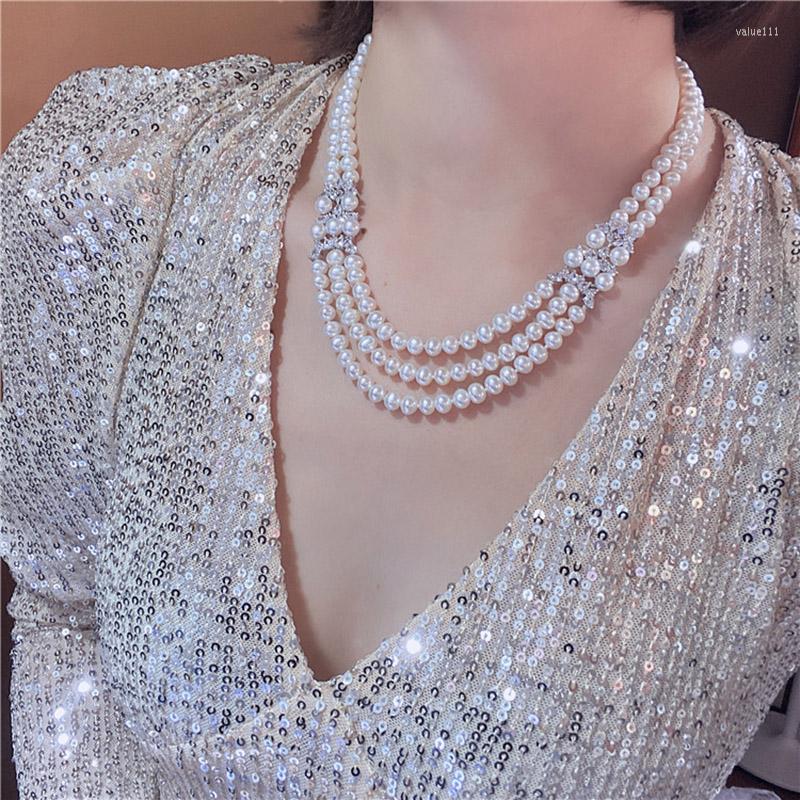 Pendant Necklaces Fashion Elegant Shiny Cubic Zirconia Pearls Necklace For Women Custom Jewelry Bridal Wedding Accessories N-798
Pendant Necklaces Fashion Elegant Shiny Cubic Zirconia Pearls Necklace For Women Custom Jewelry Bridal Wedding Accessories N-798