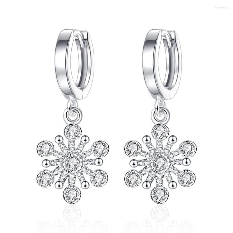 Hoop Earrings S925 Silver Earring Elegance Fairy Girl Snowflake For Women Wedding Gift Lady Fashion Jewelry
Hoop Earrings S925 Silver Earring Elegance Fairy Girl Snowflake For Women Wedding Gift Lady Fashion Jewelry