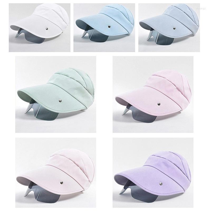 Wide Brim Hats Retractable Drawstring Visor Female Summer Sun Empty Top Anti-UV Beach Hat, Lg
Wide Brim Hats Retractable Drawstring Visor Female Summer Sun Empty Top Anti-UV Beach Hat, Lg