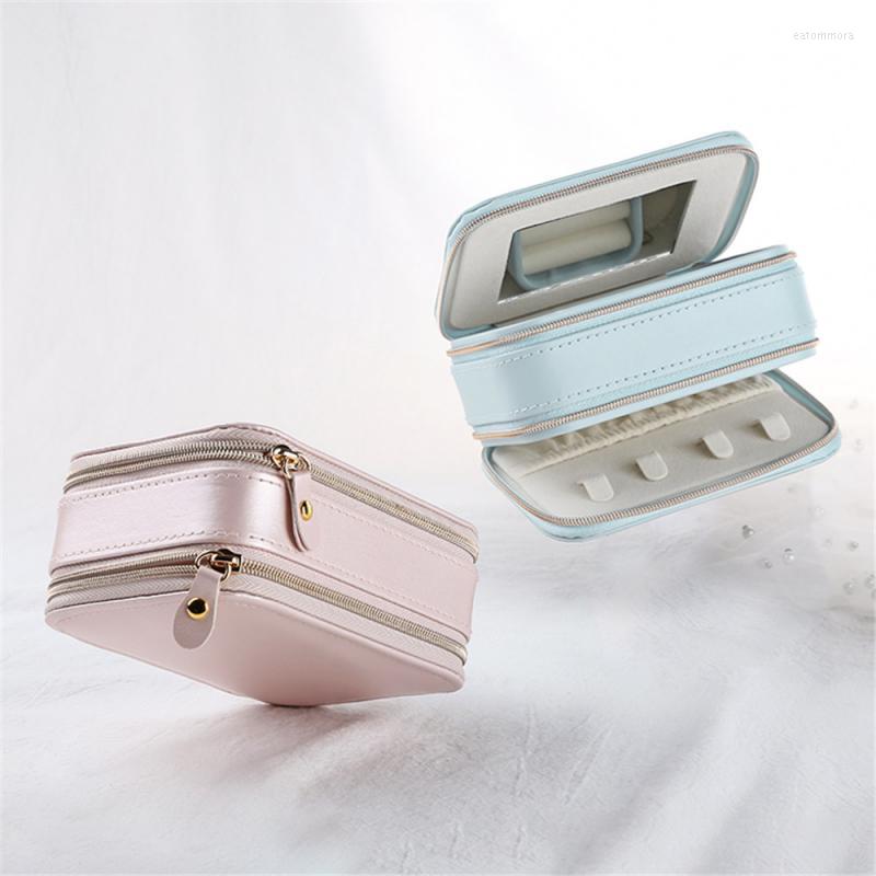 Jewelry Pouches Portable Box Creative Double-layer Organizer Display Travel Case Boxes Earring Storage
Jewelry Pouches Portable Box Creative Double-layer Organizer Display Travel Case Boxes Earring Storage