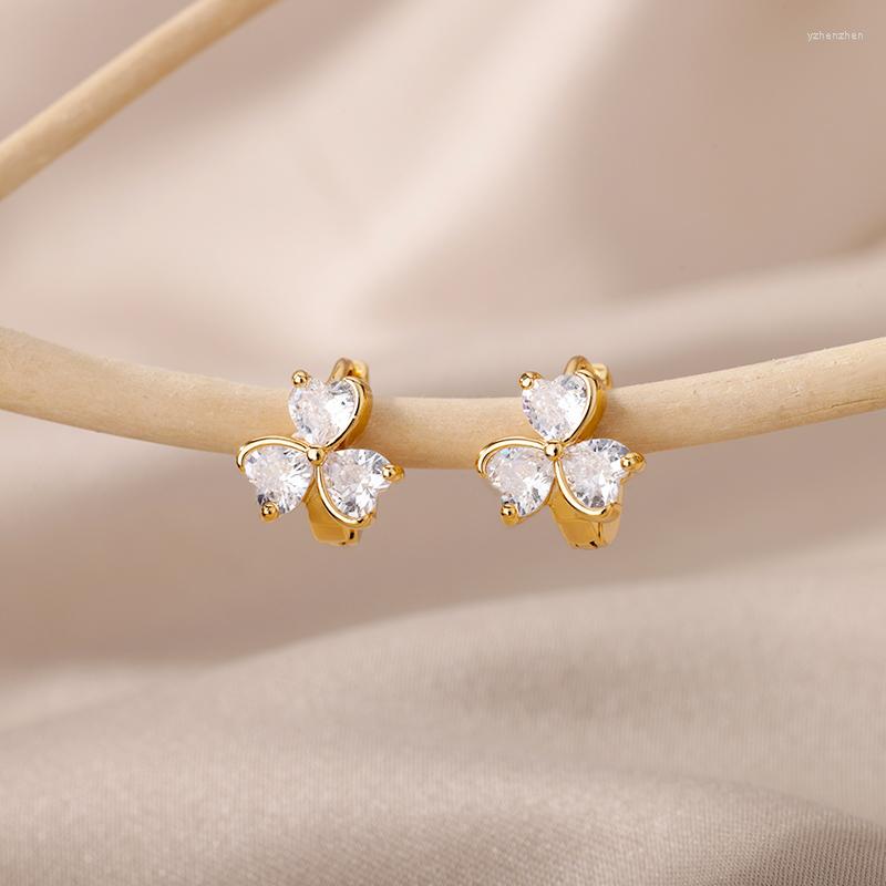 Hoop Earrings Stainless Steel Flower For Women Dainty Geometry Cubic Zircon Butterfly Heart Earring Elegant Wedding Jewelry 2022
Hoop Earrings Stainless Steel Flower For Women Dainty Geometry Cubic Zircon Butterfly Heart Earring Elegant Wedding Jewelry 2022