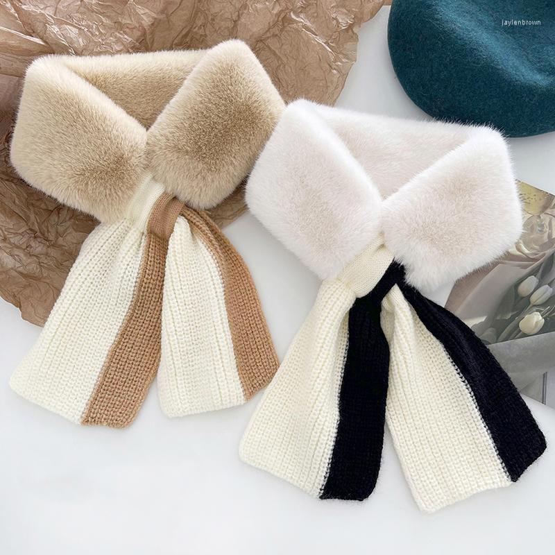 Scarves &Dolphin Korean Furry Bib Women Fashion Color Matching Woolen Faux Fur Imitation Cross Plush Warm Girls Winter Scarf
Scarves &Dolphin Korean Furry Bib Women Fashion Color Matching Woolen Faux Fur Imitation Cross Plush Warm Girls Winter Scarf