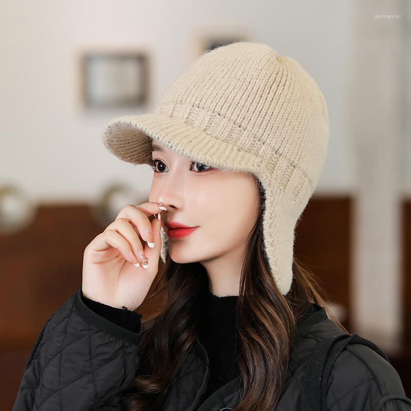 Berets Sparsil Winter Bomber Hatsr For Women Warm Knitted Caps With Earflap Ourdoor Ear Protection Baseball Cap Female Ride Running Hat, Black
Berets Sparsil Winter Bomber Hatsr For Women Warm Knitted Caps With Earflap Ourdoor Ear Protection Baseball Cap Female Ride Running Hat, Black