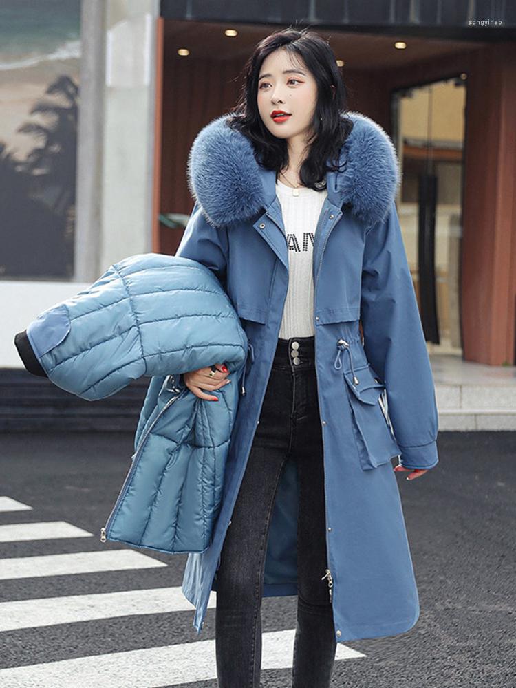Women's Trench Coats Ailegogo Autumn Winter Women Thick Warm Artificial Fur Long Parka Casual Female Cotton Liner Detachable Coat Snow, Beige
Women's Trench Coats Ailegogo Autumn Winter Women Thick Warm Artificial Fur Long Parka Casual Female Cotton Liner Detachable Coat Snow, Beige
