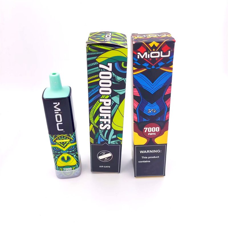 Miou 7000 puff Disposable Electronic Cigarette Vape Device 7000 Puffs Mesh Coil 15 ML 650Mah Rechargeable
Miou 7000 puff Disposable Electronic Cigarette Vape Device 7000 Puffs Mesh Coil 15 ML 650Mah Rechargeable