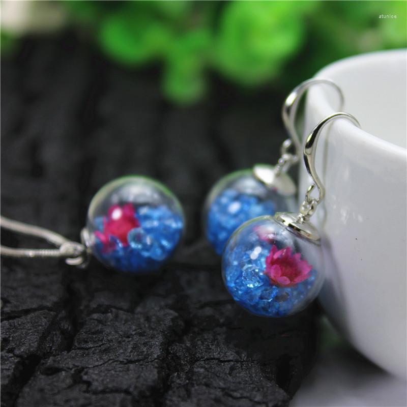 Necklace Earrings Set 2022 Fashion Brand Jewelry Handmade Glass Beads Stud For Women Simple Real Flower Gift Necklace&pendants, Picture shown
Necklace Earrings Set 2022 Fashion Brand Jewelry Handmade Glass Beads Stud For Women Simple Real Flower Gift Necklace&pendants, Picture shown