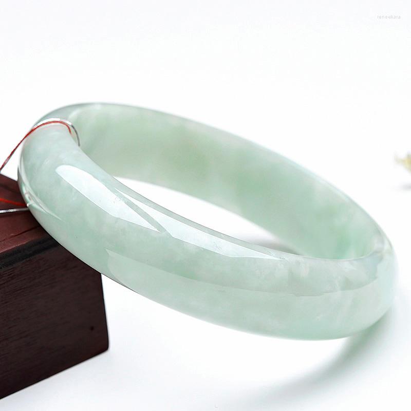 Strand Jade Bracelet Natural Genuine Color A Goods Light Green Wangfu