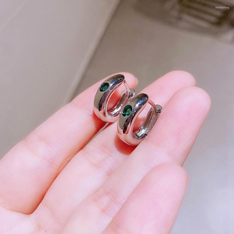 Hoop Earrings Trendy Design Green Zircon Crystal Stone For Women Platinum Plated Party Gift Jewelry
Hoop Earrings Trendy Design Green Zircon Crystal Stone For Women Platinum Plated Party Gift Jewelry