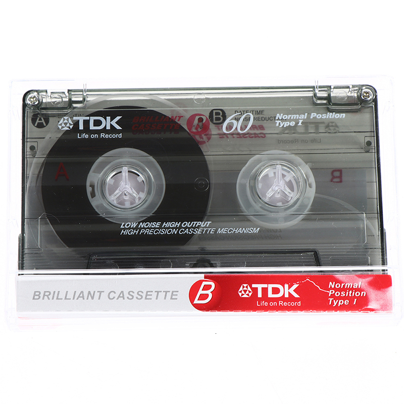 10-Pack Standard Cassette Blank Tapes: 60-Minute Empty Magnetic Audio Tape for Speech, Music Recording dh3628137