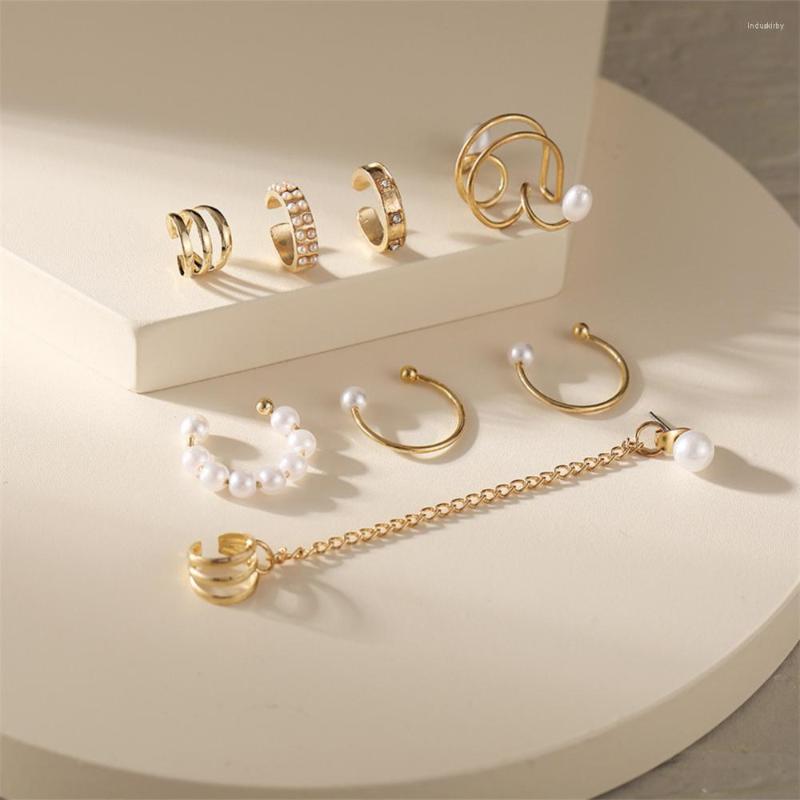 Backs Earrings Gold Color Leaves Ear Cuff Female Fashion Non-Piercing Clip For Women Fake Cartilage Earring Jewelry Wholesale
Backs Earrings Gold Color Leaves Ear Cuff Female Fashion Non-Piercing Clip For Women Fake Cartilage Earring Jewelry Wholesale