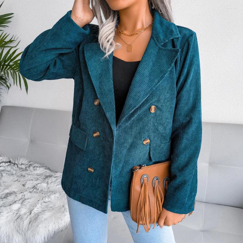 Women' Suits Vangull Spring Green Woman Blazers Long Sleeve Double Breasted Suit Jacket Female INS Fashion Lapel Loose Ladies, Black
Women' Suits Vangull Spring Green Woman Blazers Long Sleeve Double Breasted Suit Jacket Female INS Fashion Lapel Loose Ladies, Black