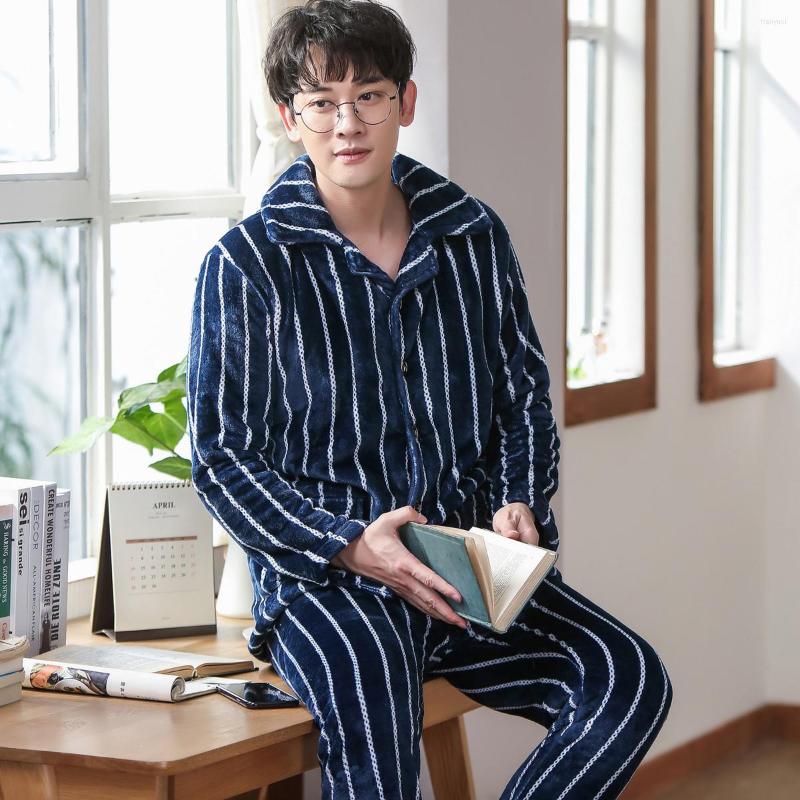 Men's Sleepwear Pijama For Men 2 Pieces Lounge Pyjamas Striped Autumn Winter Bedgown Home Clothes Man PJs Pure Flannel Pajamas Sets, Pj301color37
Men's Sleepwear Pijama For Men 2 Pieces Lounge Pyjamas Striped Autumn Winter Bedgown Home Clothes Man PJs Pure Flannel Pajamas Sets, Pj301color37