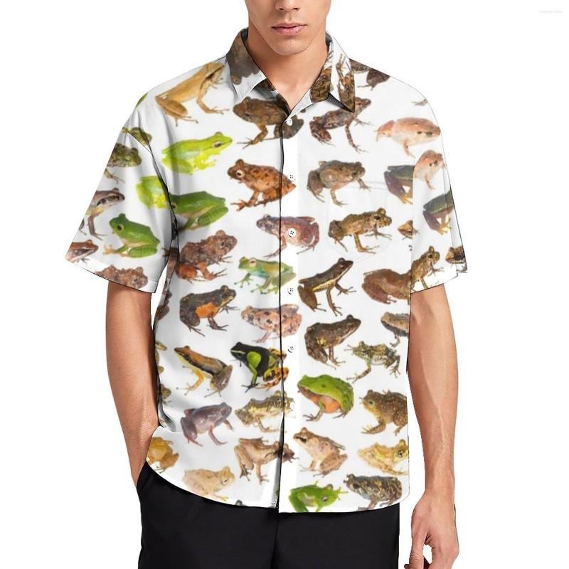 Men's Casual Shirts 101 Frogs Of Madagascar Shirt Beach Animals Funny Forg Blouses Short-Sleeved Streetwear Oversize, Style-3
Men's Casual Shirts 101 Frogs Of Madagascar Shirt Beach Animals Funny Forg Blouses Short-Sleeved Streetwear Oversize, Style-3