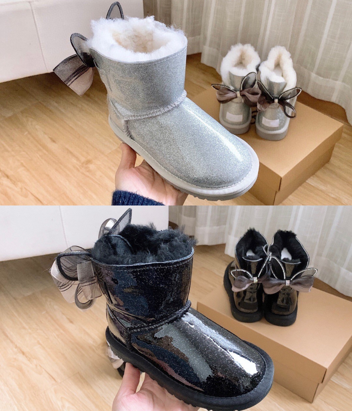 kids boot Australia winter bow tie snow boots fur furry classic Australian short bailey warm waterproof baby toddlers shoes Furry Ankle wgg booties, Grey
kids boot Australia winter bow tie snow boots fur furry classic Australian short bailey warm waterproof baby toddlers shoes Furry Ankle wgg booties, Grey