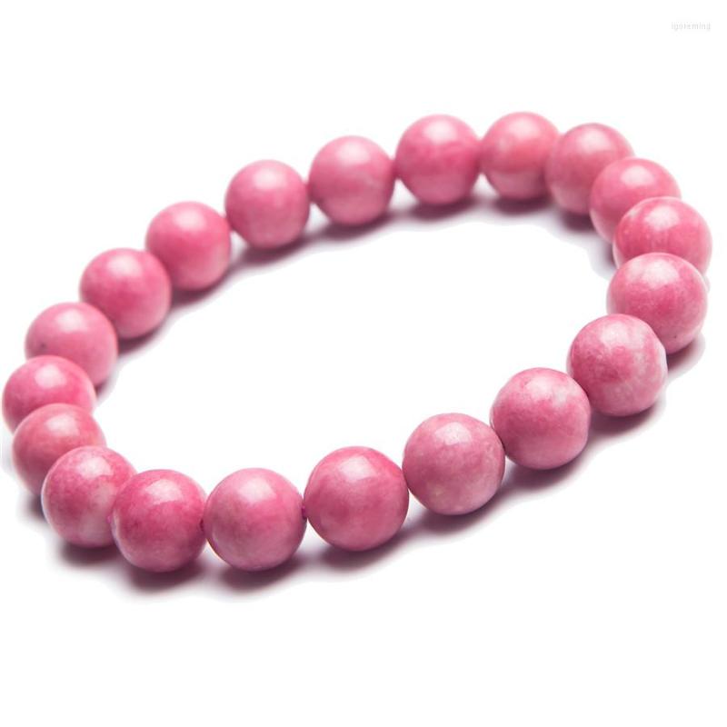 Strand 10mm Love Charm Bracelets For Women Femme Pink Rose Round Beads Jewelry Stretch Natural Rhodonite Bracelet
Strand 10mm Love Charm Bracelets For Women Femme Pink Rose Round Beads Jewelry Stretch Natural Rhodonite Bracelet