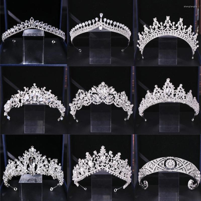 Hair Clips Silver Color Luxury Baroque Crystal Crown Tiara For Women Bride Queen Headpiece Tiaras Bridal Wedding Jewelry Accessories
Hair Clips Silver Color Luxury Baroque Crystal Crown Tiara For Women Bride Queen Headpiece Tiaras Bridal Wedding Jewelry Accessories