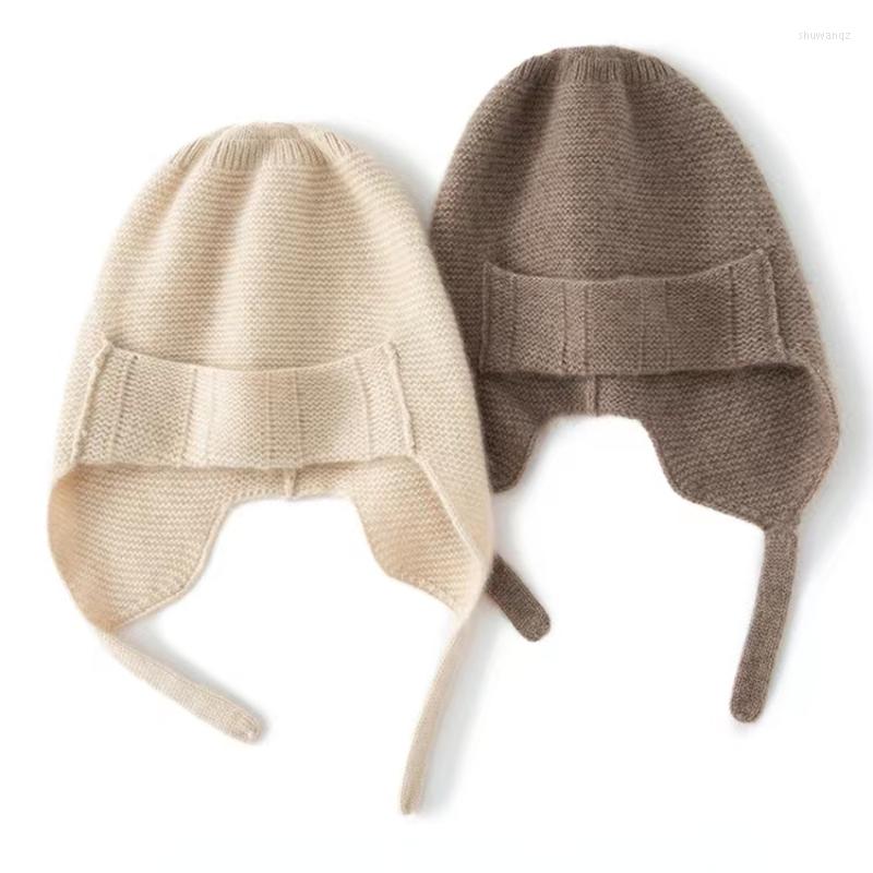 Berets 2022 30% Cashmere Bomber Hat Women Solid Soft Knitted Beanies Winter Ear Protection Bonnet Warm Wool Ski Skullies, Beige
Berets 2022 30% Cashmere Bomber Hat Women Solid Soft Knitted Beanies Winter Ear Protection Bonnet Warm Wool Ski Skullies, Beige