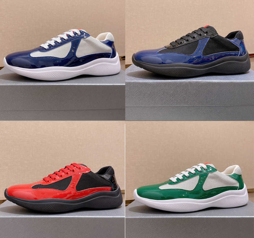 Men Sneakers Flat Shoes Sneakers Casual Trainers Runner Shoe Blue Black Patent Leather Mesh Lace-Up Outdoor Men America 'S Cup Xl With Box NO53, 34
Men Sneakers Flat Shoes Sneakers Casual Trainers Runner Shoe Blue Black Patent Leather Mesh Lace-Up Outdoor Men America 'S Cup Xl With Box NO53, 34