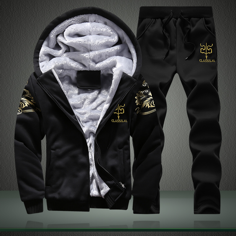 Men's Tracksuits Thicken Men Tracksuit Set Cardigan Winter Fleece Hood JacketPants Sweatshirts Male 2 Piece Sets Hoodies Sporting Suit Coat 221114, White
Men's Tracksuits Thicken Men Tracksuit Set Cardigan Winter Fleece Hood JacketPants Sweatshirts Male 2 Piece Sets Hoodies Sporting Suit Coat 221114, White