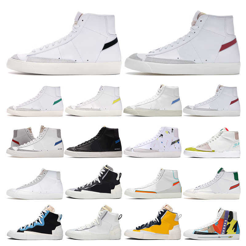 Basketball Shoes Blazer Mid 77 Vintage Women Black White Green Habanero Red Pacific Blue Paint Splatter Sport Sneakers Skateboard
Basketball Shoes Blazer Mid 77 Vintage Women Black White Green Habanero Red Pacific Blue Paint Splatter Sport Sneakers Skateboard