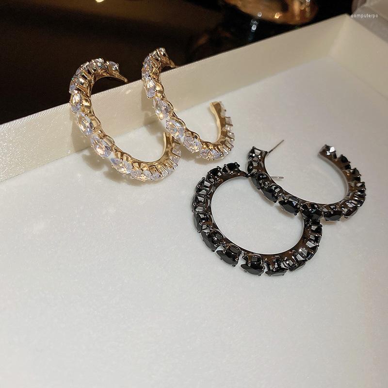 Hoop Earrings Lovelink Vintage Large Hollow Round Metal Girls Simple Black White Crystal Women Party Fine Jewelry
Hoop Earrings Lovelink Vintage Large Hollow Round Metal Girls Simple Black White Crystal Women Party Fine Jewelry
