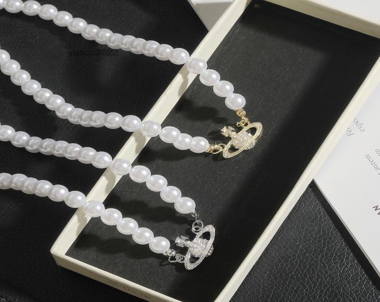 Pendant Necklaces West Vivian Westwood Saturn pearl necklace full of diamond earth planet pendant jewelry Y2K West Vivian Westwood9859462
Pendant Necklaces West Vivian Westwood Saturn pearl necklace full of diamond earth planet pendant jewelry Y2K West Vivian Westwood9859462