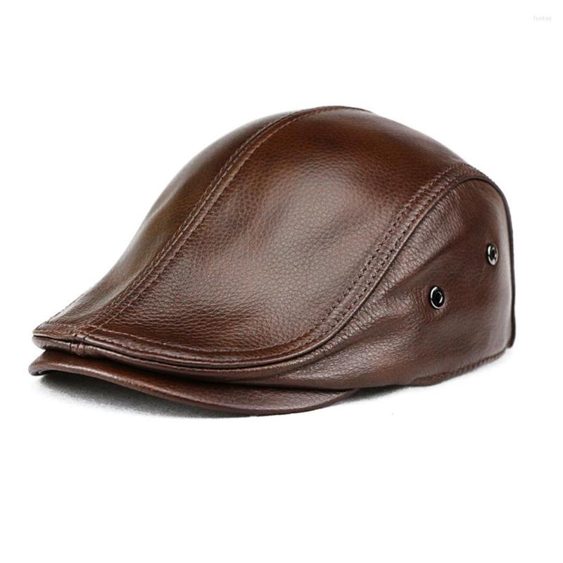 Berets Men's Genuine Leather Keep Warm Cap Flat Ivy Sboy Hat Windproof Gatsby Cabbie Classic, White
Berets Men's Genuine Leather Keep Warm Cap Flat Ivy Sboy Hat Windproof Gatsby Cabbie Classic, White